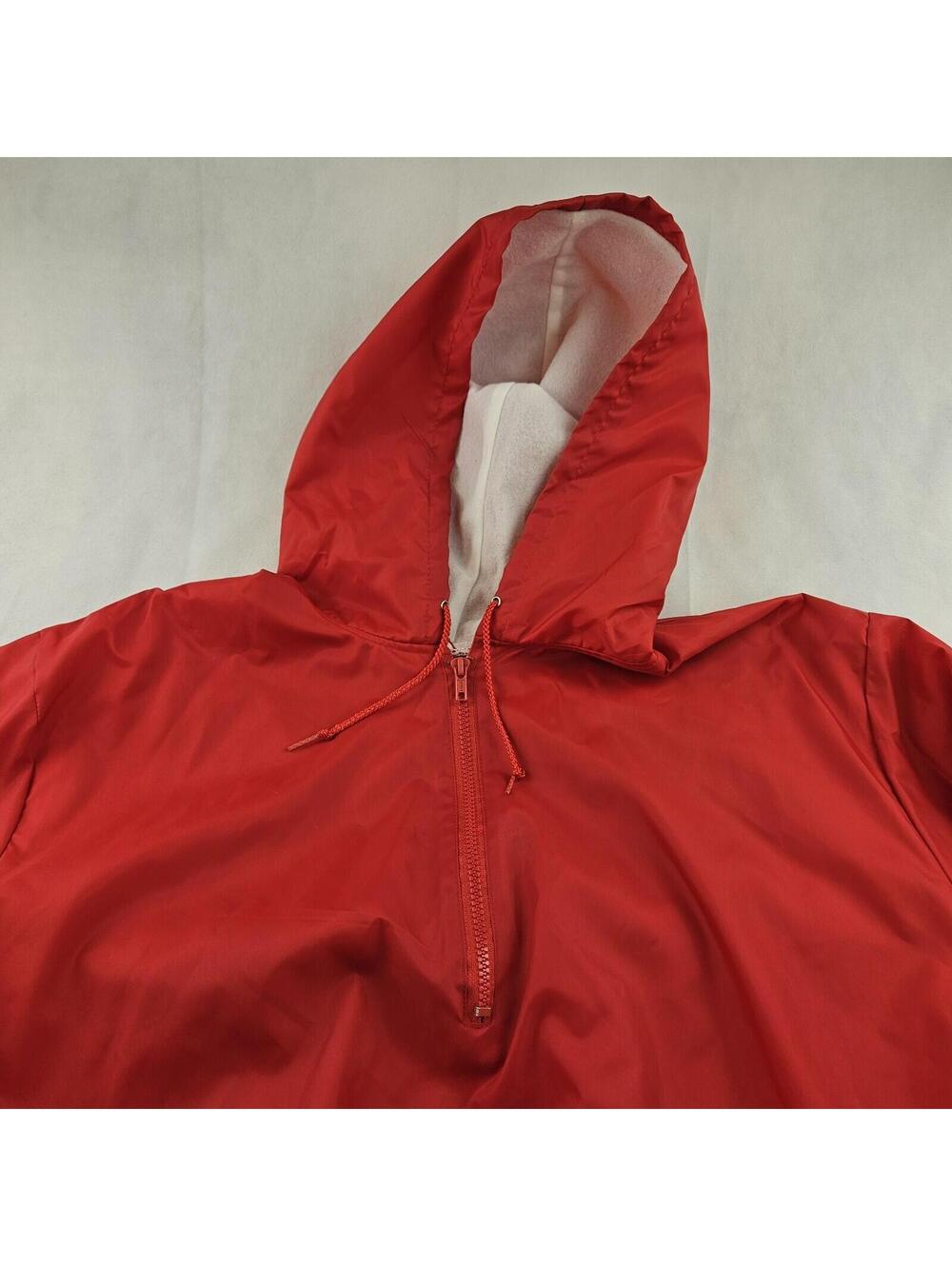 Notre Dame Irish Tennis Windbreaker Hooded Satin Jacket Men XL USA Vintage 70's - Picture 3 of 15